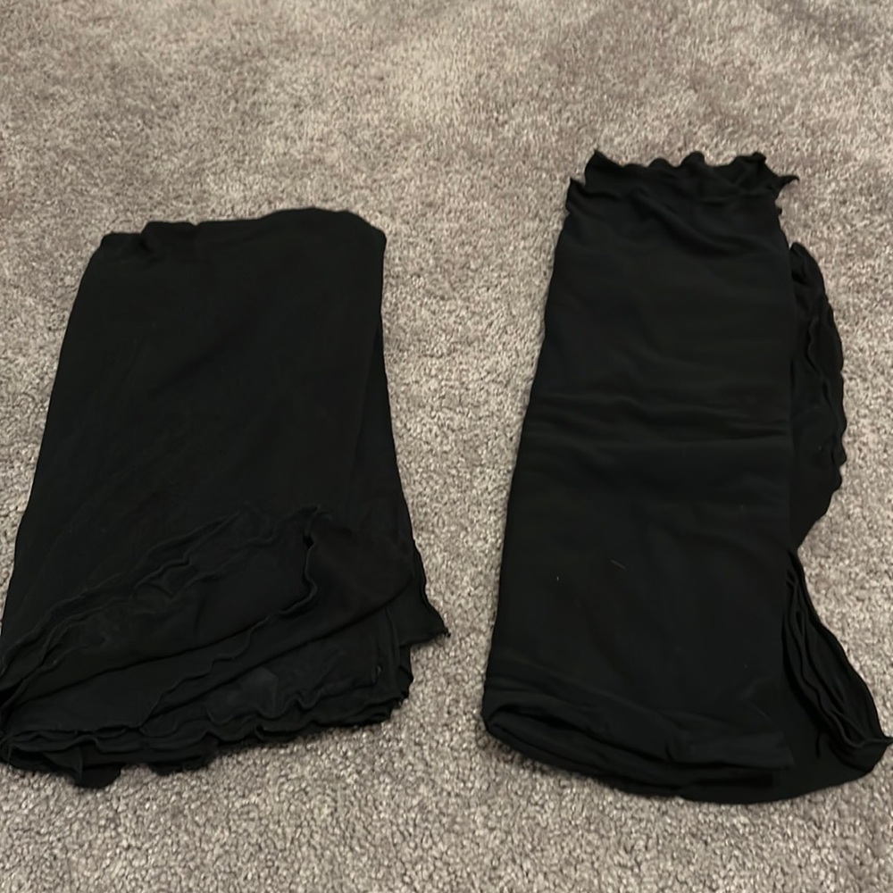 2- black nursing cover up/ car seat cover